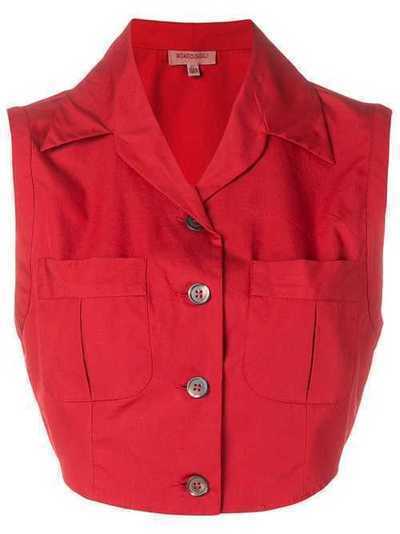 Romeo Gigli Pre-Owned укороченная блузка 1990-х годов GIG180AD