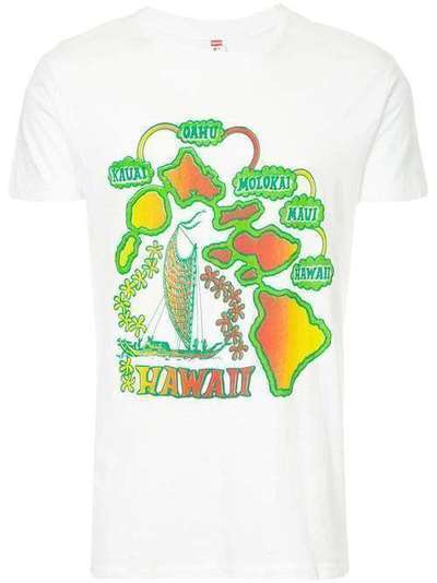 Fake Alpha Vintage футболка с принтом Гавайских островов TS0040