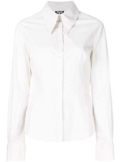 Dolce & Gabbana Pre-Owned рубашка слим с заостренным воротником DO125L