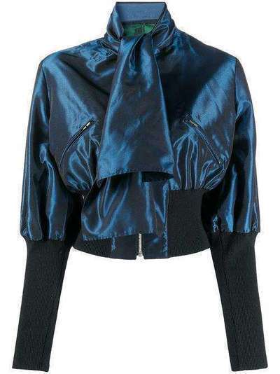 Jean Paul Gaultier Pre-Owned блузка 1991-го года на молнии с бантом JPG2185