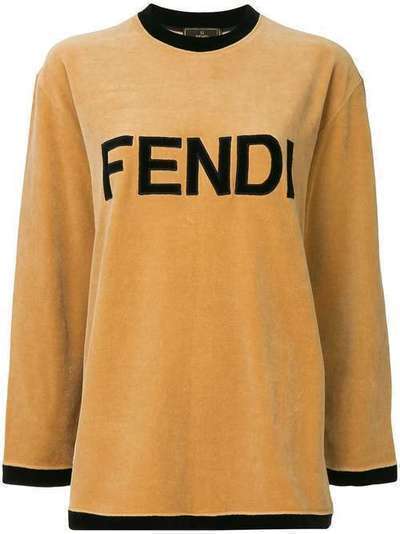 Fendi Pre-Owned толстовка с принтом 93798