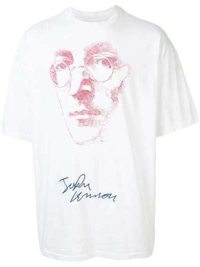 Fake Alpha Vintage футболка с принтом John Lennon TS0189