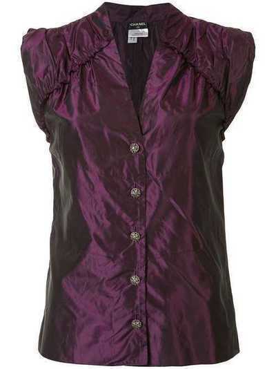 Chanel Pre-Owned блузка 2008-го года без рукавов 08AP34062V22036AS854