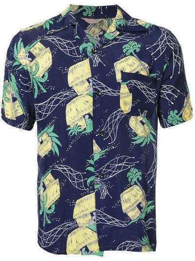 Fake Alpha Vintage Гавайская рубашка John Meigs 1950-х годов HA0005