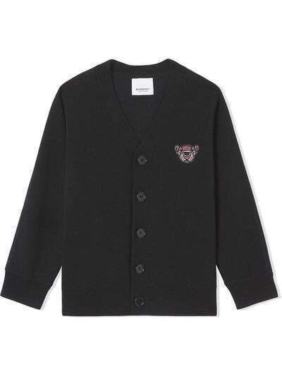 Burberry Kids кардиган Thomas Bear с вышивкой