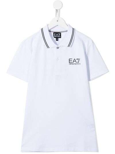 Emporio Armani Kids рубашка поло с короткими рукавами и логотипом