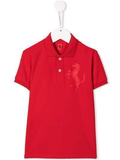 Ferrari Kids рубашка поло с логотипом