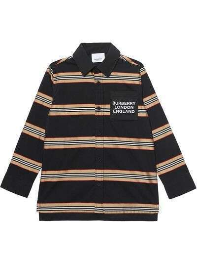 Burberry Kids рубашка Vintage в полоску