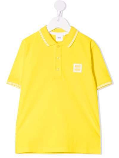BOSS Kidswear рубашка поло с логотипом