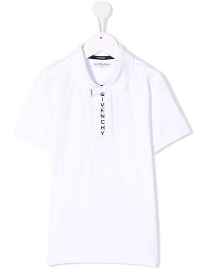 Givenchy Kids рубашка поло с логотипом