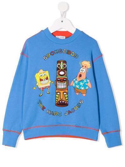 The Marc Jacobs Kids толстовка с круглым вырезом из коллаборации с SpongeBob