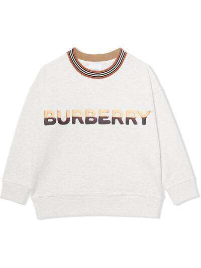 Burberry Kids толстовка с логотипом