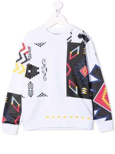 Marcelo Burlon County Of Milan Kids толстовка в технике пэчворк