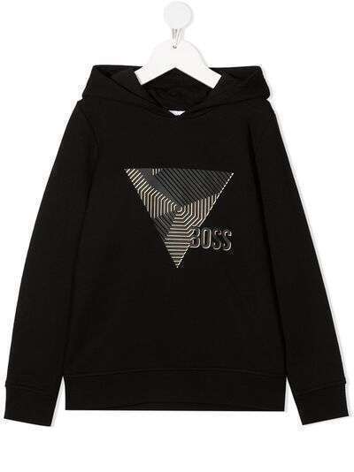 BOSS Kidswear худи с графичным принтом