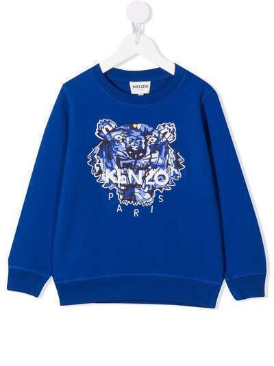 Kenzo Kids толстовка с вышитым логотипом