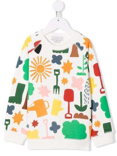 Stella McCartney Kids толстовка с графичным принтом