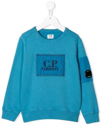 C.P. Company Kids толстовка с нашивкой-логотипом