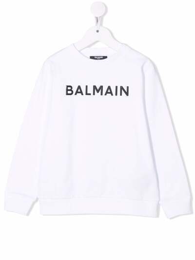 Balmain Kids толстовка с логотипом