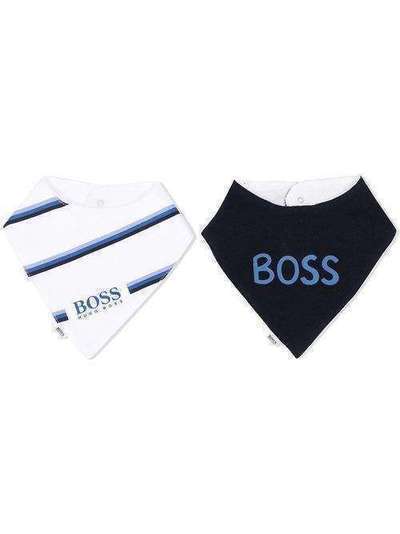 Boss Kids комплект из двух нагрудников с логотипом J98282Z40