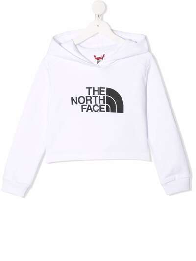 The North Face Kids укороченное худи с логотипом