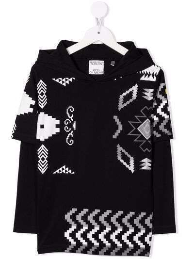 Marcelo Burlon County Of Milan Kids худи с графичным принтом