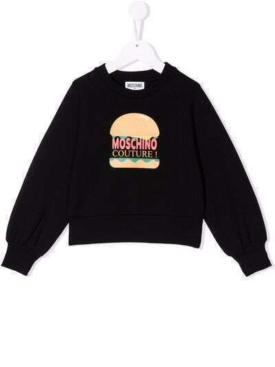 Moschino Kids толстовка с логотипом