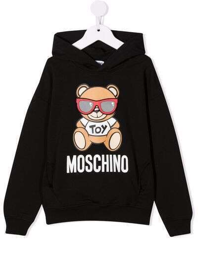 Moschino Kids худи с принтом Toy Bear