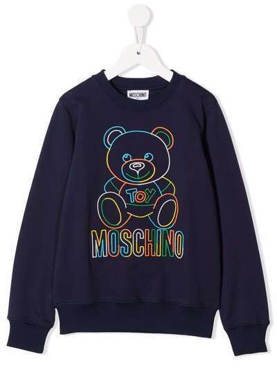 Moschino Kids толстовка с логотипом