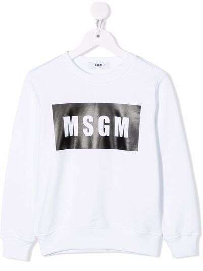 MSGM Kids толстовка с логотипом