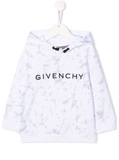 Givenchy Kids logo-print cotton hoodie