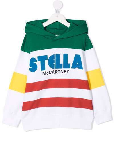 Stella McCartney Kids худи в стиле колор-блок