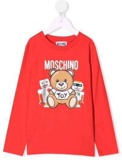 Moschino Kids толстовка с логотипом