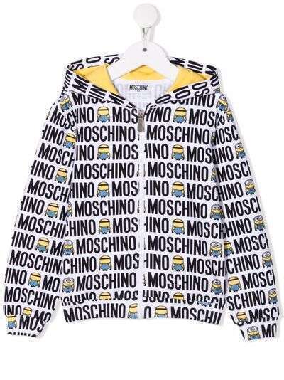 Moschino Kids худи с логотипом