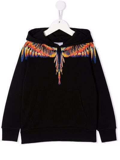 Marcelo Burlon County Of Milan Kids худи на молнии с принтом Wings