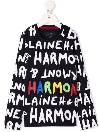 Harmont & Blaine Junior толстовка с графичным логотипом