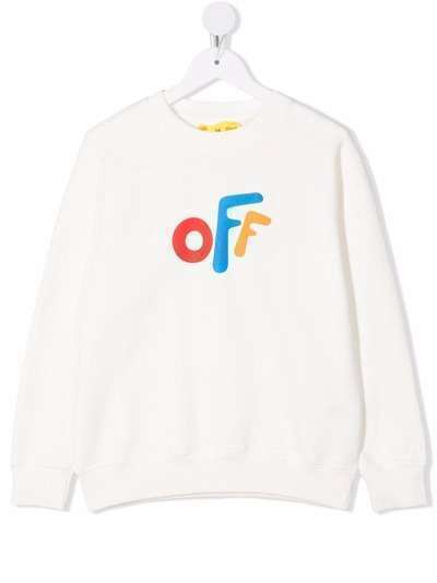 Off-White Kids топ с длинными рукавами и логотипом Arrows