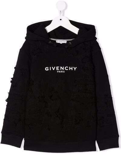 Givenchy Kids фактурное худи