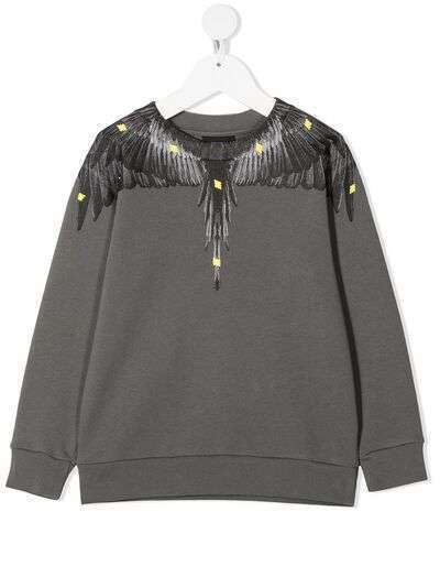 Marcelo Burlon County Of Milan Kids толстовка с принтом Wings