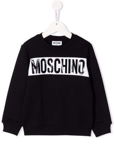 Moschino Kids толстовка с логотипом