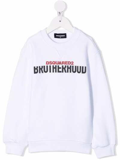 Dsquared2 Kids толстовка с принтом Brotherhood