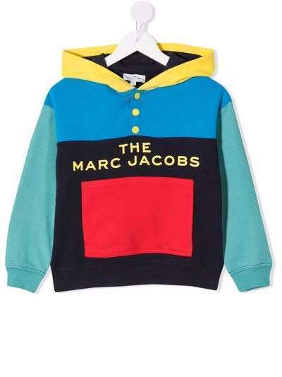 The Marc Jacobs Kids худи в стиле колор-блок с логотипом