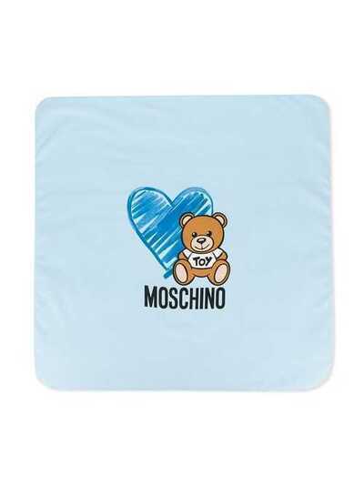 Moschino Kids одеяло с логотипом MMB005LDB16