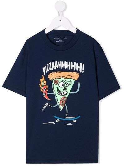 Stella McCartney Kids футболка Pizza Skater из джерси