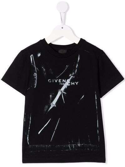 Givenchy Kids футболка с логотипом