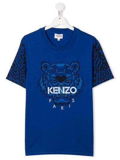 Kenzo Kids футболка с принтом