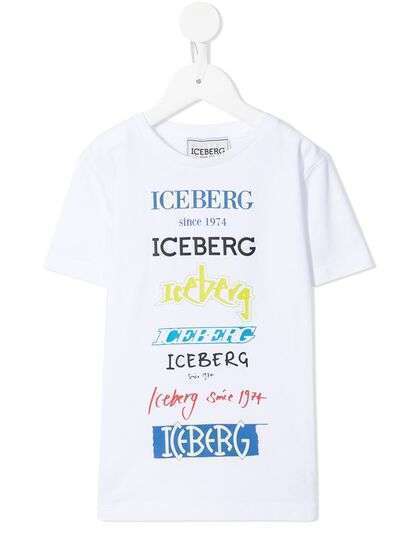 Iceberg Kids футболка с круглым вырезом и логотипом