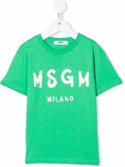 MSGM Kids футболка с логотипом