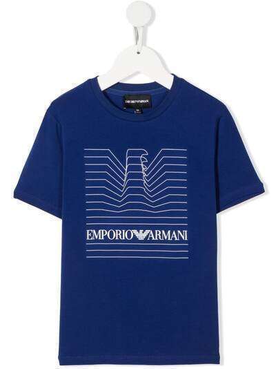 Emporio Armani Kids футболка с логотипом