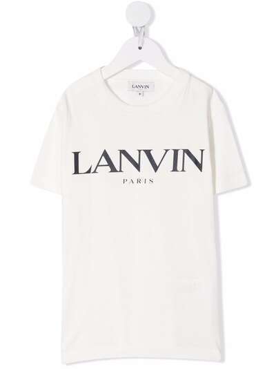 LANVIN Enfant футболка с логотипом