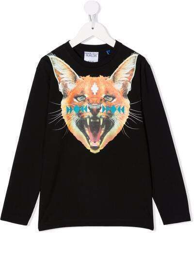 Marcelo Burlon County Of Milan Kids футболка с принтом и длинными рукавами